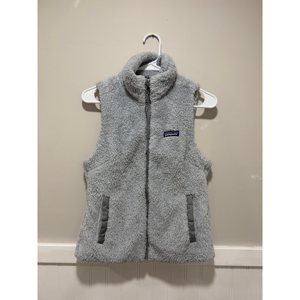 Patagonia Sherpa Vest Light Blue Gray Outdoor Women Size Small
